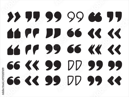 Single inverted comma symbol graphic element for punctuation and quotation marks isolated on transparent background