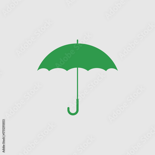 This image shows a vibrant green umbrella, symbolizing shelter from the rain and a stylish accessory for various outdoor activities under wet conditions.
