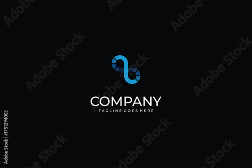 Blue Infinity Loop Vector Icon Symbolizing Continuous Integration, Agile Development Process Cycle, and Corporate Technology Strategy Flow Diagram.