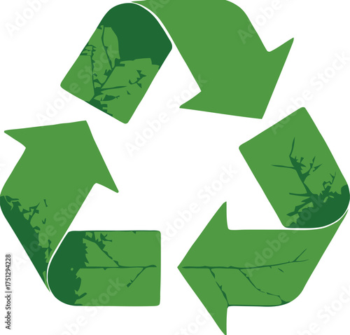 recycling symbol, recycle, eco friendly, environment, sustainability, green, nature, leaves, organic, planet, conservation, reuse, reduce, waste, ecology, symbol, icon, graphic, illustration, clean en