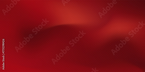 Abstract red gradient background, light and shadow on the backdrop with dimensions, hot tone wall with intense color, horizontal wallpaper.