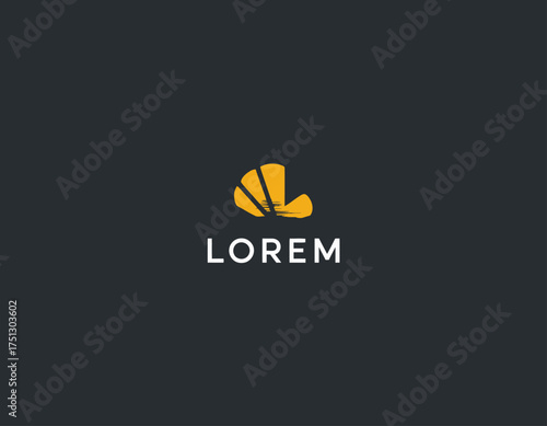 This image showcases a unique yellow abstract shape, symbolizing growth and vibrancy, ideal for modern brands looking to convey energy and creativity.