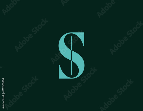An elegant S logo design featuring subtle textures and a sophisticated color palette, ideal for high-end branding or fashion-related industries, exuding luxury and refinement.