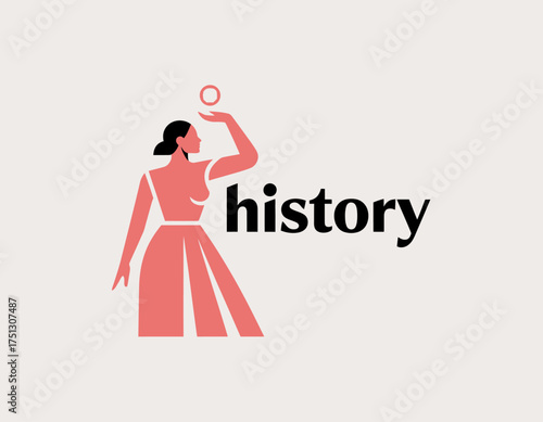 This captivating image portrays a stylish woman elegantly holding a sphere, symbolizing empowerment, grace, and the strength of femininity in an artistic representation.