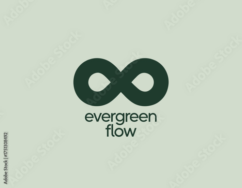 An elegant infinity symbol comprised of natural elements illustrates the concept of lasting growth, connection, and endless possibilities within an artistic context.