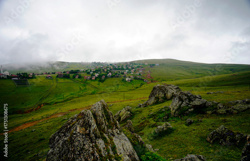 The Black Sea region in eastern Türkiye is famous for its high mountain plateaus, the most popular of which are the Uzungöl and Sultan Murat plateaus.01.08.2025, Trabzon,Türkiye