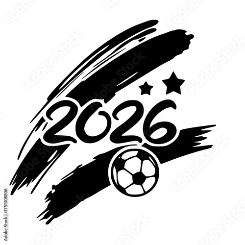 2026 Space Mission Vector Art: Astronaut plants a flag on an alien world, backed by a distant, ringed planet. Future exploration and cosmic ambition concept.