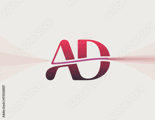 This logo combines vibrant colors and stylish letters to showcase a modern and dynamic identity, suitable for brands in technology, design, or creativity.