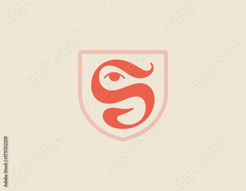 This logo showcases an elegant shield design with an artistic 'S', representing strength and protection while embodying sophistication and creativity.
