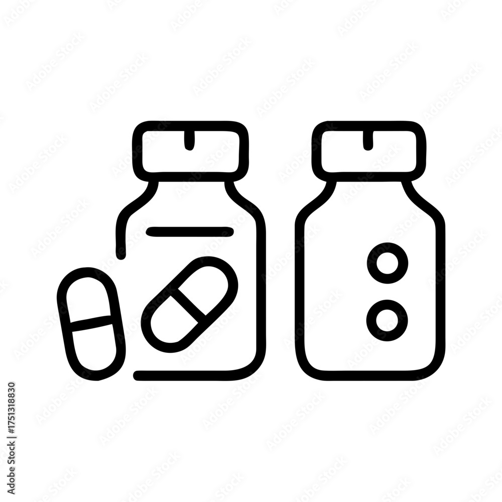 Fototapeta premium Pills and medicine bottles