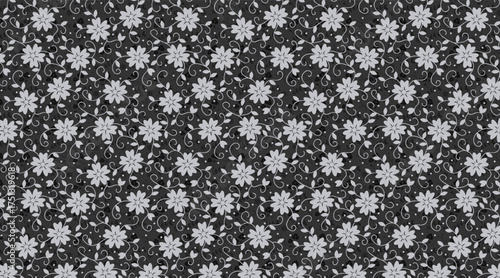 Seamless Flower Pattern | Elegant Floral Background Design for Fabric, Wallpaper, and Branding