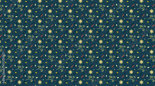 Seamless Flower Pattern | Elegant Floral Background Design for Fabric, Wallpaper, and Branding