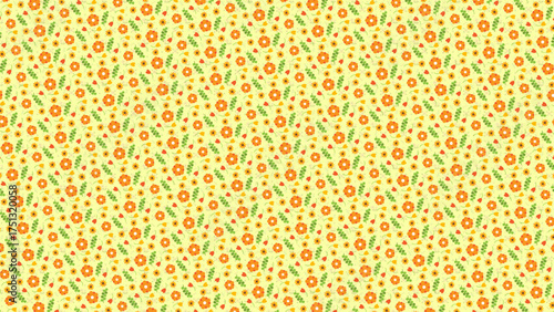 Seamless Flower Pattern | Elegant Floral Background Design for Fabric, Wallpaper, and Branding