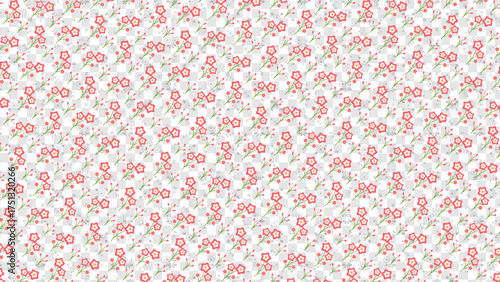 Seamless Flower Pattern | Elegant Floral Background Design for Fabric, Wallpaper, and Branding