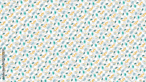 Seamless Flower Pattern | Elegant Floral Background Design for Fabric, Wallpaper, and Branding