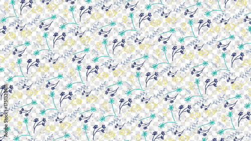Seamless Flower Pattern | Elegant Floral Background Design for Fabric, Wallpaper, and Branding