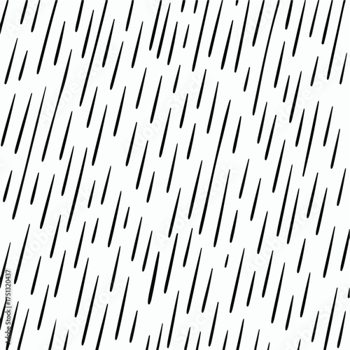 Abstract pattern of falling black lines on a white background, suggesting rain or motion.