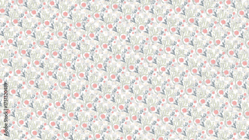 Seamless Flower Pattern | Elegant Floral Background Design for Fabric, Wallpaper, and Branding