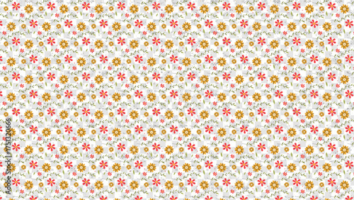 Seamless Flower Pattern | Elegant Floral Background Design for Fabric, Wallpaper, and Branding
