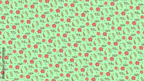 Seamless Flower Pattern | Elegant Floral Background Design for Fabric, Wallpaper, and Branding