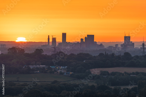 Birmingham Skyline Sunrise