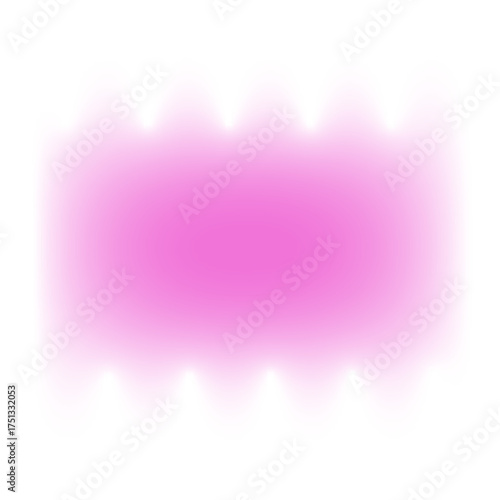 Abstract y2k blur gradient shape. Retro geometric frames. Border wavy edges. Scallop frames for kid design, y2k stickers, retro graphic. Vector mesh illustration