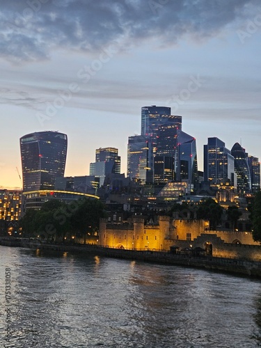 Photography london skyline at night
