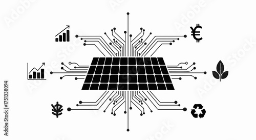 Innovative solar panel technology powering sustainable growth and a green economy