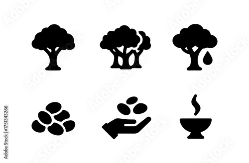 Frankincense grove elements for aromatherapy and natural wellness design