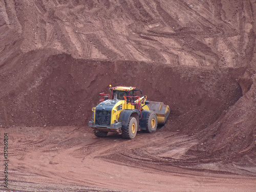 A working quarry in staffordshire