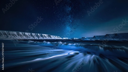 Arctic Nightscape - A Stunning View of the Milky Way.