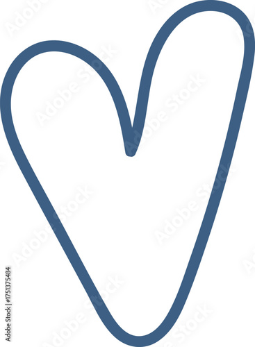 Hand-Drawn Heart Outline