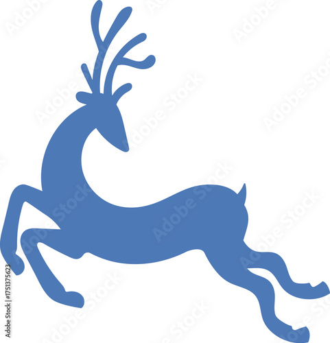 Leaping Deer Silhouette