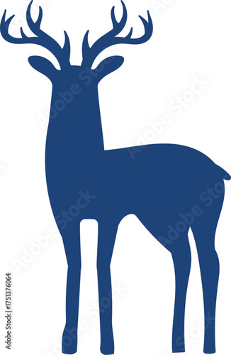 Silhouette of a Majestic Deer