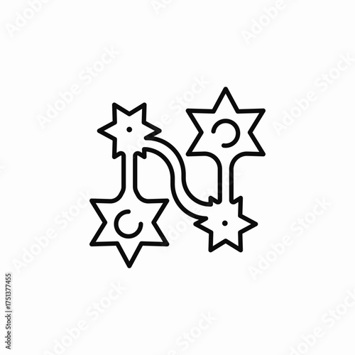 brain synaps icon sign vector