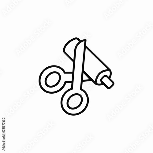 vein cut icon sign vector