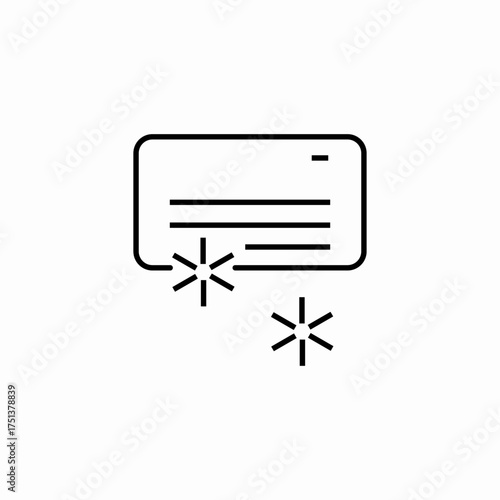 air cooling icon sign vector