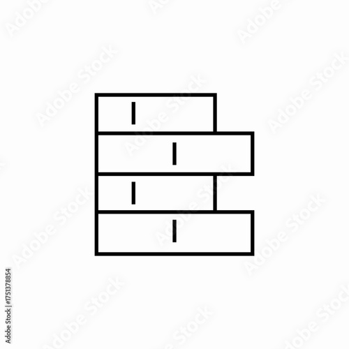 brick build icon sign vector