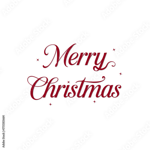 Merry Christmas and Happy New Year greeting card with different elements. New Year hand drawn ink pen calligraphy isolated on white. Typography template for winter holiday,for print,holiday banner.