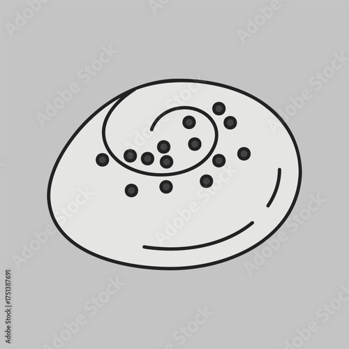  Delicious Swirled Poppy Seed Bun Icon
