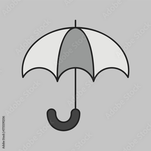 Open Umbrella Rainy Weather Icon