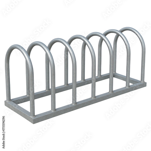 Metal Bicycle Rack Multiple Loops Secure Parking