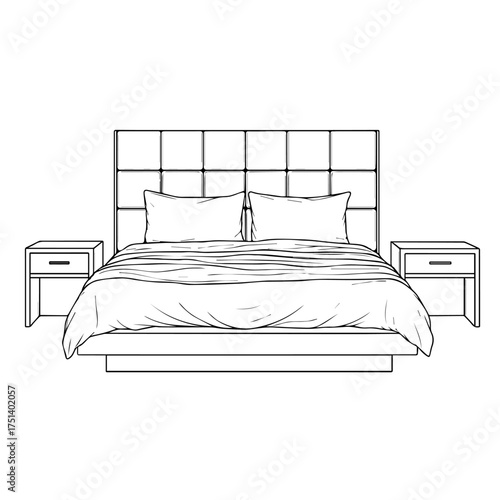 modern bedroom interior