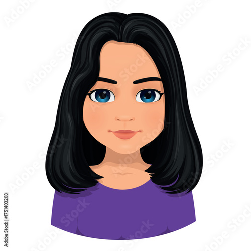 portrait of beautiful young woman