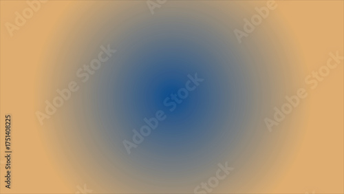 Abstract radial gradient banner with cmyk colors and bold typography