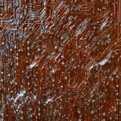Close-Up of Circuit Board