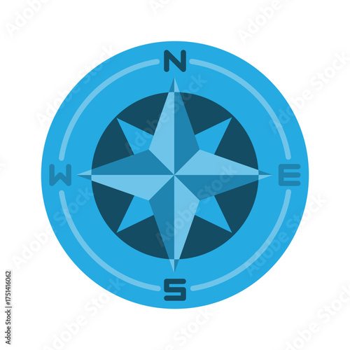 Compass icon design template