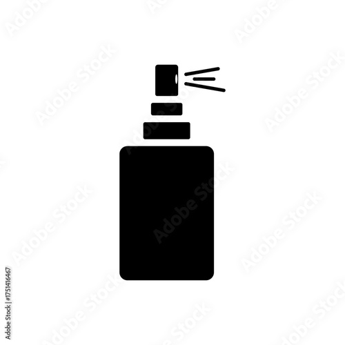 Luxury perfume cologne fragrance scent flat icon