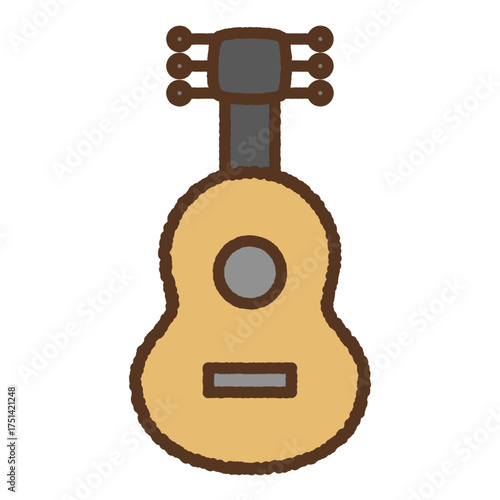 手書き風のアイコン　ギター