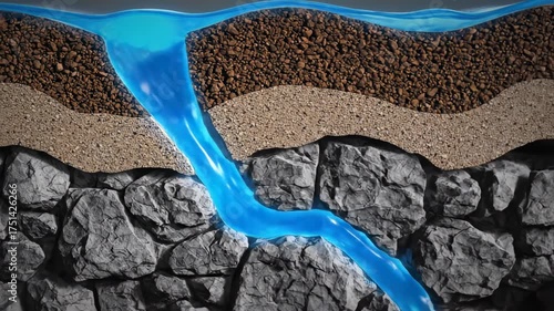 Water Infiltration Through Soil Layers